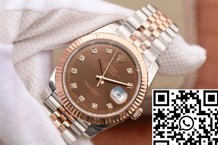 Factory EW Diamond-Studded Rolex Dial Datejust M126331-0004 0805